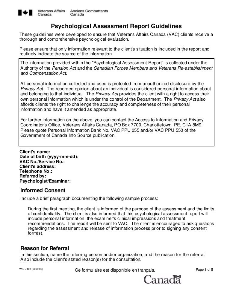 psychological-assessment-report